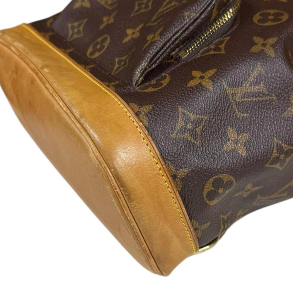 LOUIS VUITTON Authentic Brown Monogram Canvas Backpack - Picture 11 of 16
